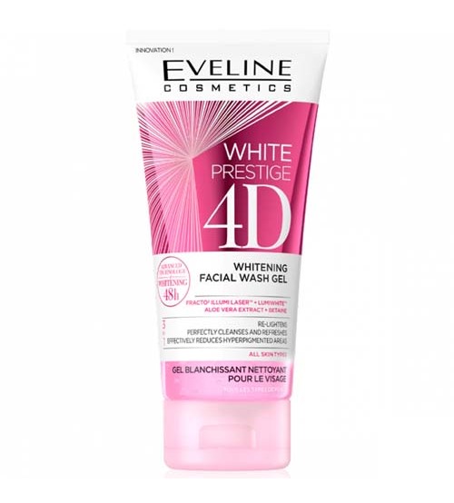 Eveline Cosmetics White Prestige 4D Whitening Facial Wash Gel 200ml